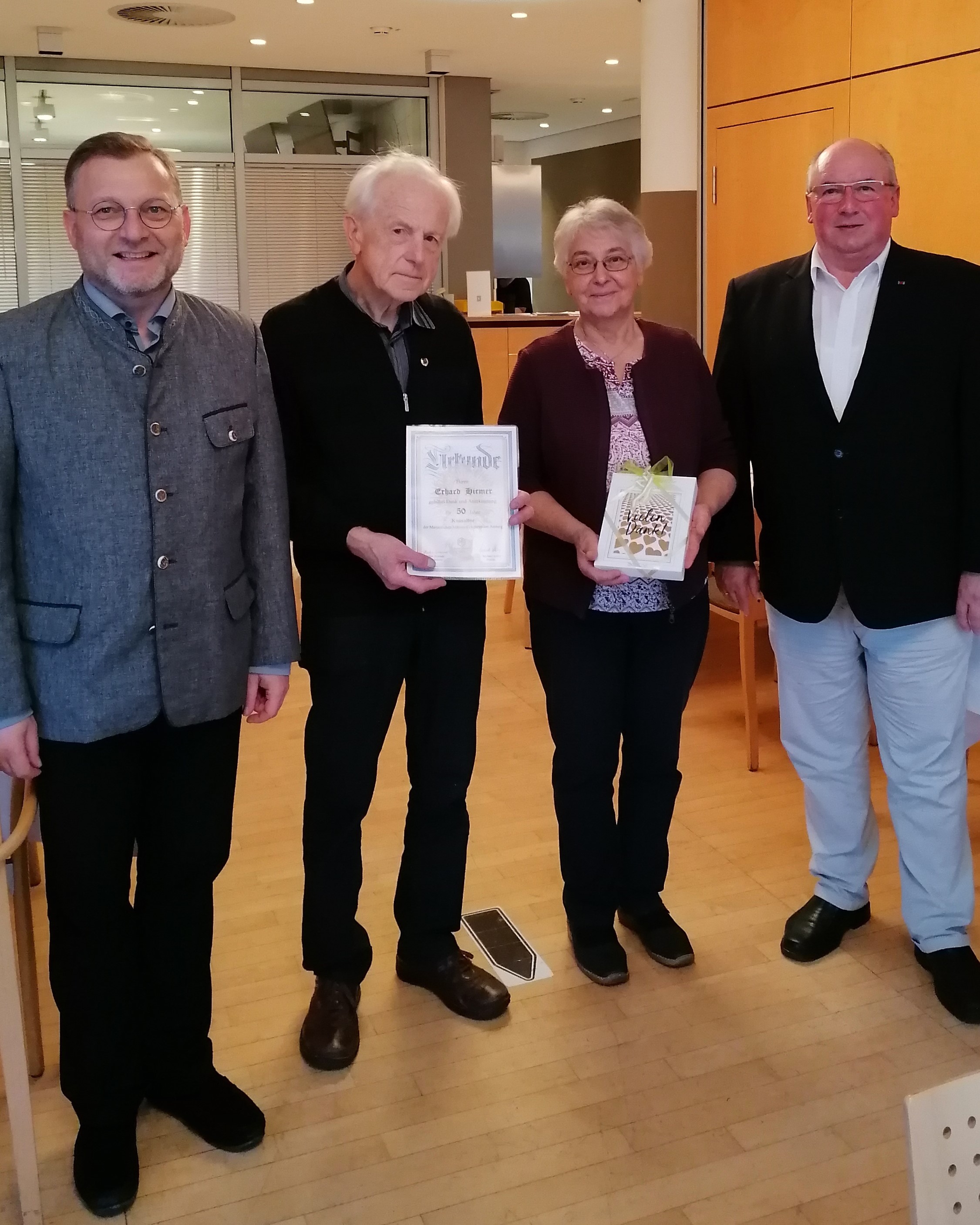 Ehrung 50 Jahre MMC Hirmer Erhard 1