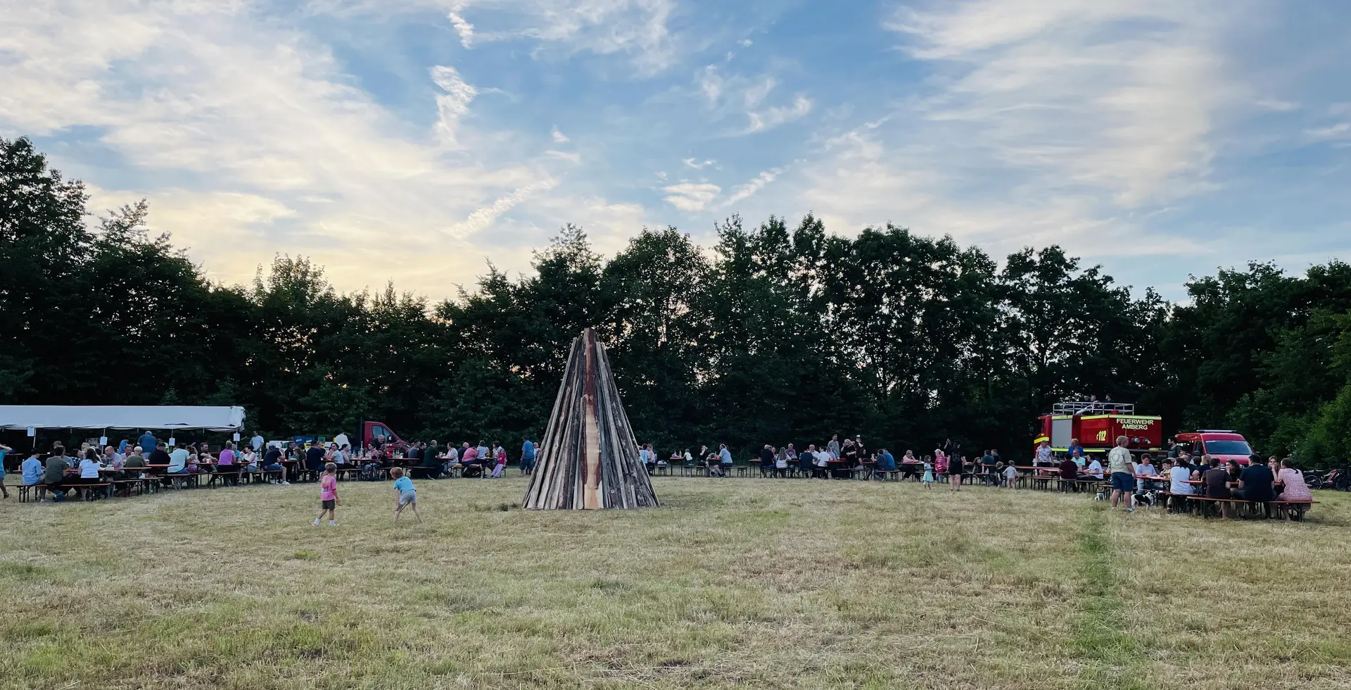 Feuerstelle mitKindern