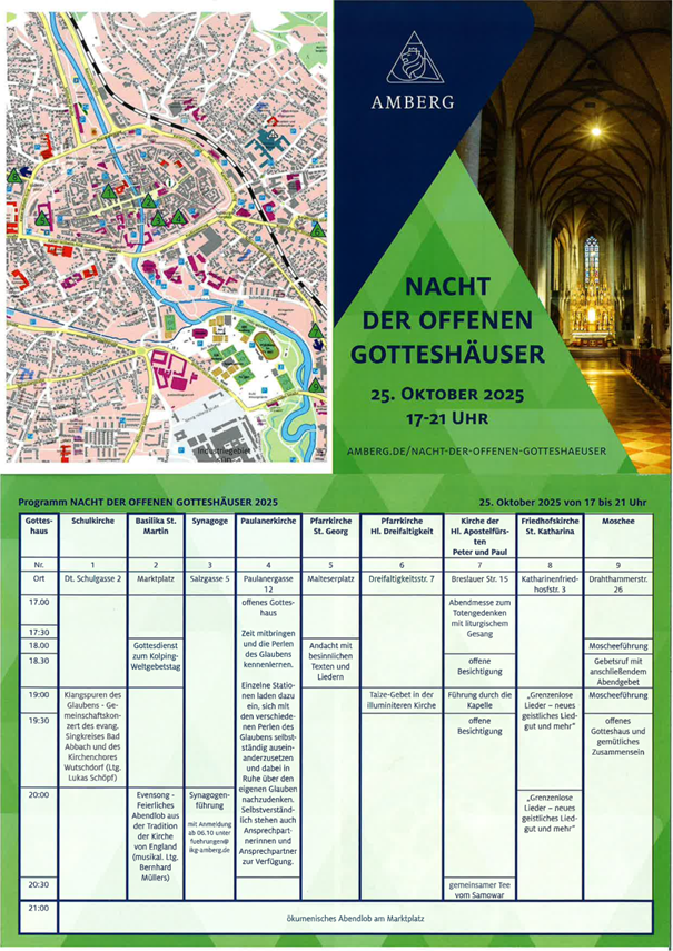 Nacht der offenen Gotteshäuser 25.10.25